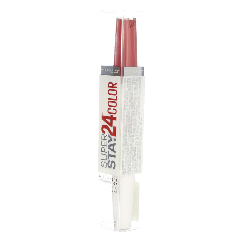 Maybelline Super Stay 24 2-Step Liquid Lipstick Makeup, Eternal Cherry 200, 0.14 fl oz