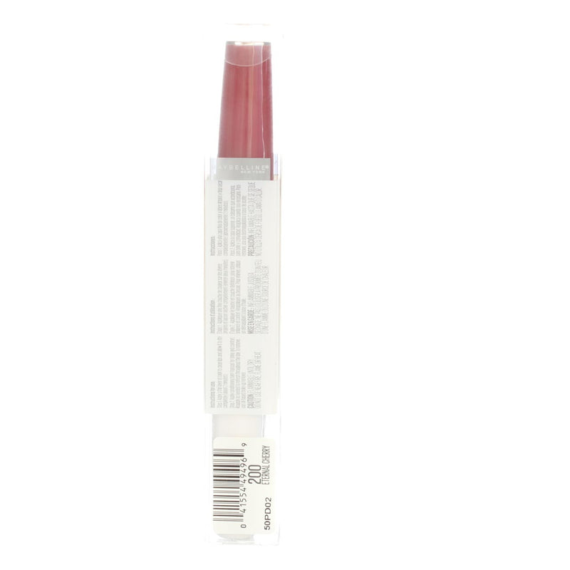 Maybelline Super Stay 24 2-Step Liquid Lipstick Makeup, Eternal Cherry 200, 0.14 fl oz