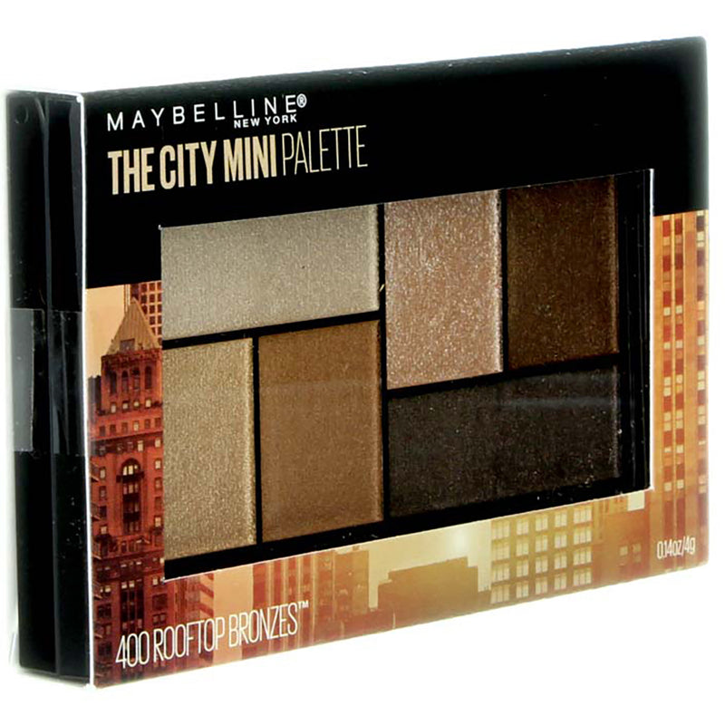 Maybelline The City Mini Eyeshadow Palette, Rooftop Bronzes, 0.14 oz