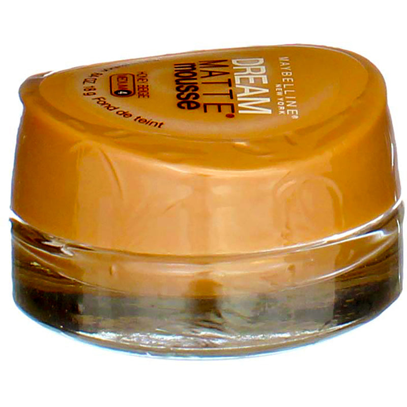 Maybelline Dream Matte Mousse Foundation, Honey Beige Medium 4, 0.5 fl oz