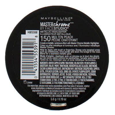 Maybelline Master Chrome By Face Studio Metallic Highlighter, Molten Gold 100