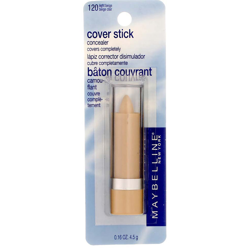 Maybelline New York Cover Stick Concealer, Light Beige, 0.16 Ounce