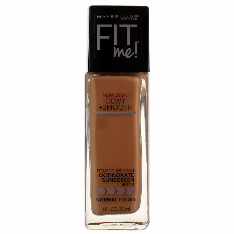 Maybelline Fit Me New Look Foundation, Classic Beige 245, SPF 18, 1 fl oz