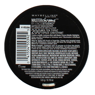 Maybelline Master Chrome By Face Studio Metallic Highlighter, Molten Topaz 200