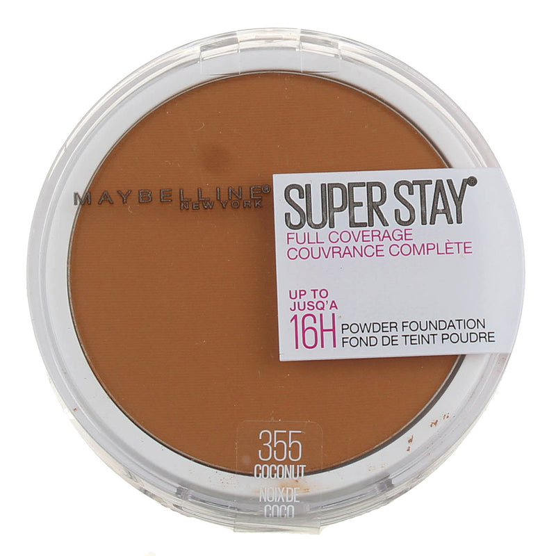 Maybelline SuperStay Powder Foundation, Coconut 355, 0.21 oz