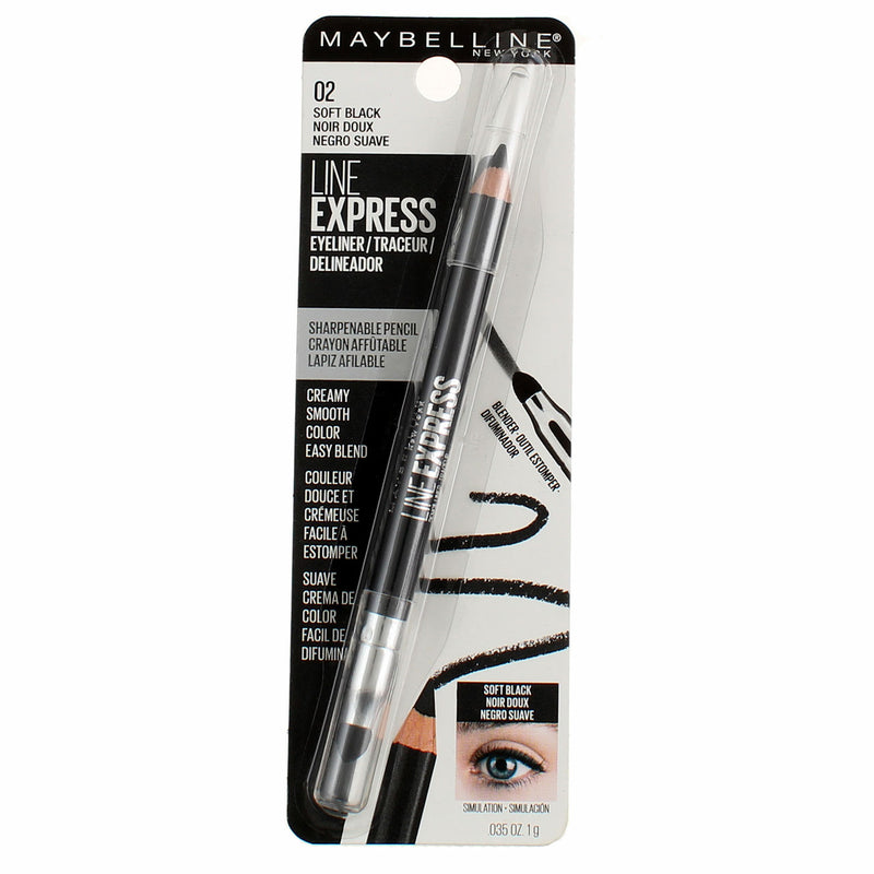 Maybelline New York Eyeliner, Soft Black, 0.035 oz