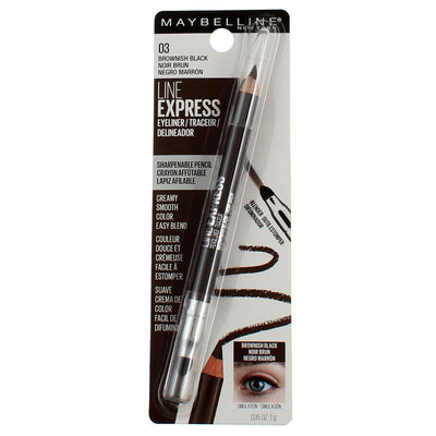 Maybelline New York Eyeliner Pencil, Brownish Black, 0.035 oz