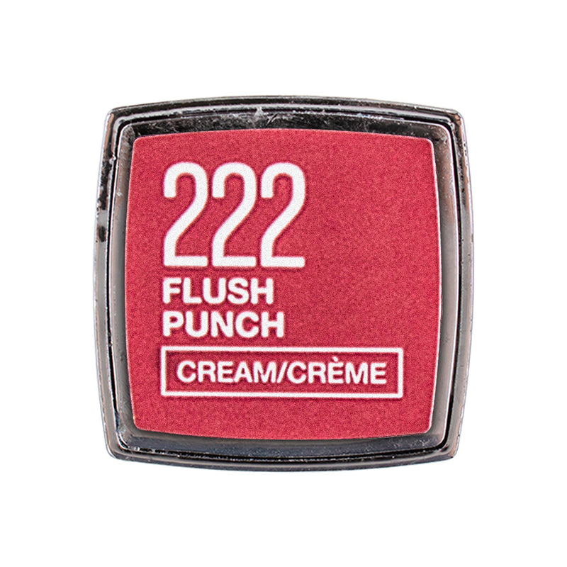 Maybelline Color Sensational Lipstick Cream, Flush Punch, 222, 0.15 oz
