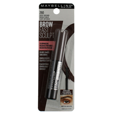 Maybelline New York Gel Brow Mascara, Deep Brown, 0.09 fl oz