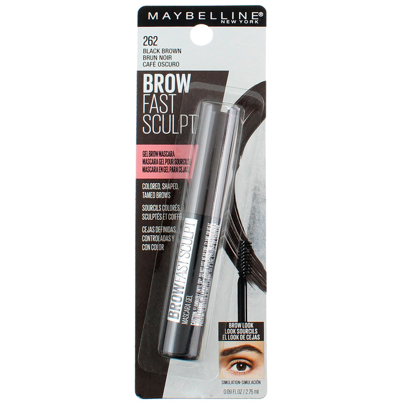 Maybelline New York Gel Brow Mascara, Black Brown, 0.09 fl oz