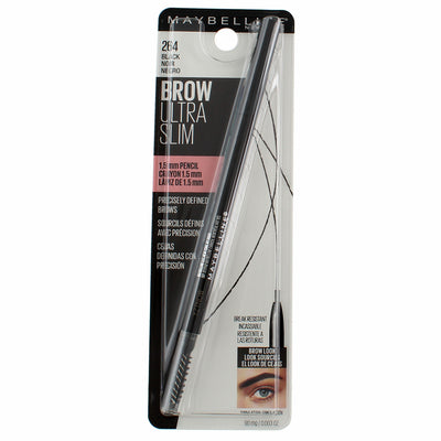 Maybelline Brow Ultra Slim Eyebrow Definer Pencil, Black 264, 0.003 oz