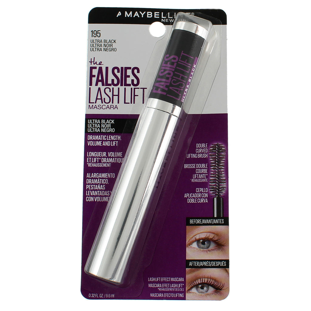 Maybelline The Falsies Lash Lift Mascara, Ultra Black, 0.32 fl oz – Vitabox