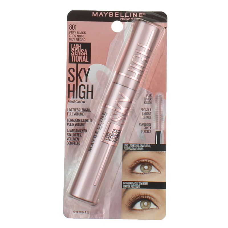 Maybelline New York Lash Sensational Sky High Mascara, Very Black, 0.24 fl oz
