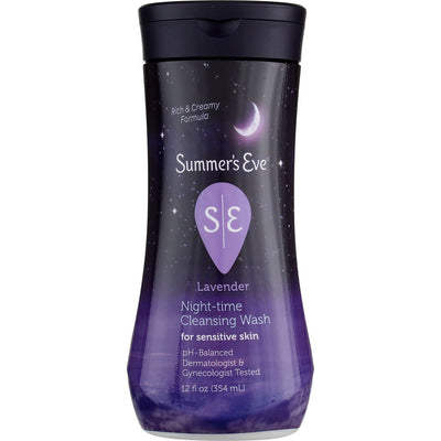 Summer's Eve Lavender Night-Time Cleansing Wash, 12 fl oz (Pack of 1)