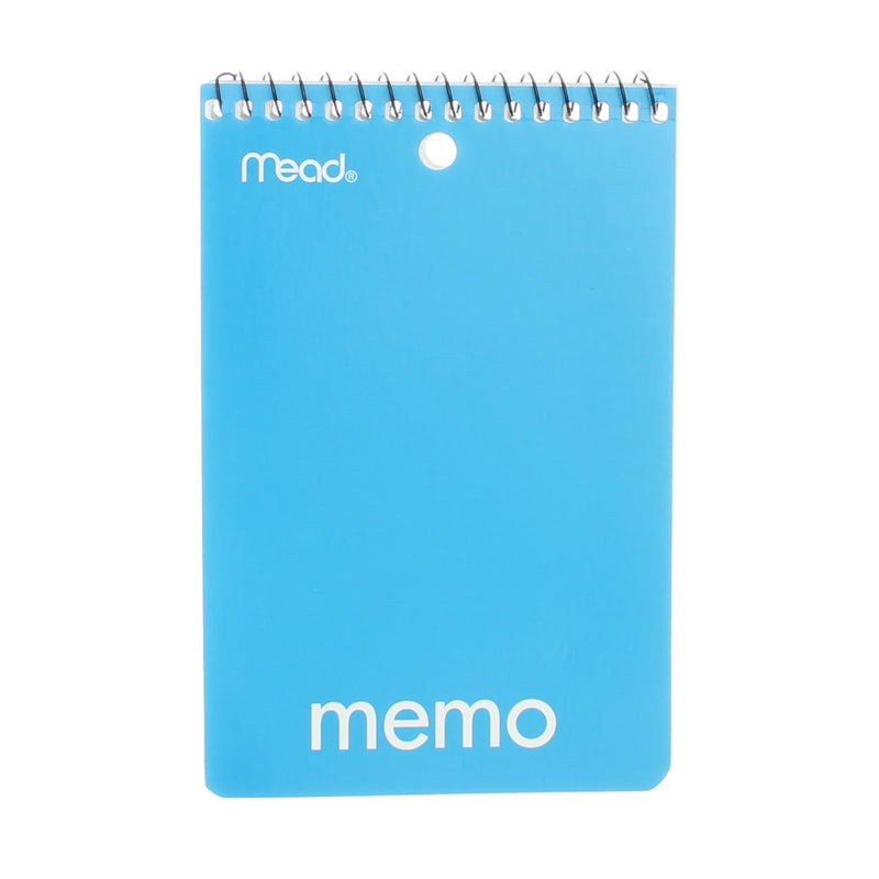Mead Wirebound Memo Memo Book, College Ruled, 40 Sheets, 4in X 6in