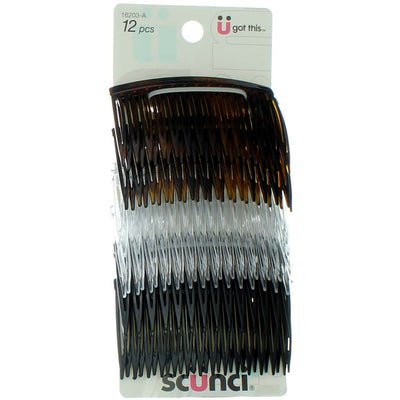 Scunci Effortless Beauty Hair Combs, 12 Ct