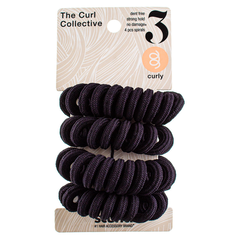 Conair The Curl Collective Hair Elastics, 3 Ct 1.4 oz