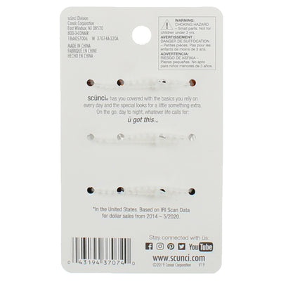 Scunci U Got This Jaw Clips, Assorted, 37074, 6 Ct