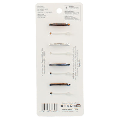 Scunci U Got This Jaw Clips, Assorted, 38657, 4 Ct