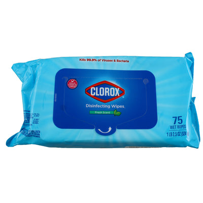 Clorox Fresh Scent Disinfecting Wipes, 75 Ct