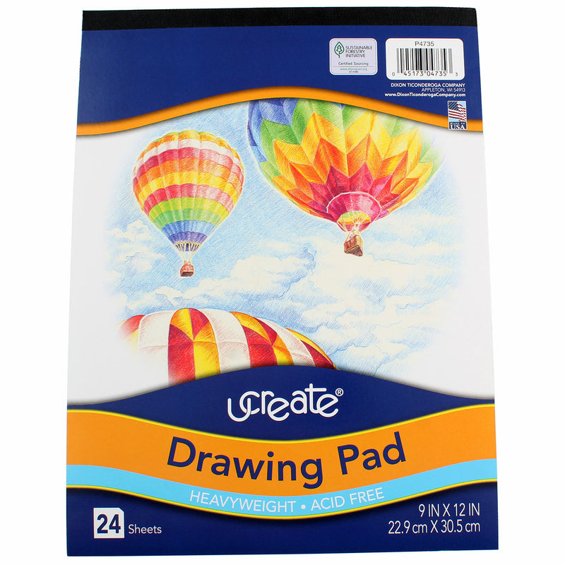 Pacon Ucreate Heavy Weight Drawing Pad, 24 Ct