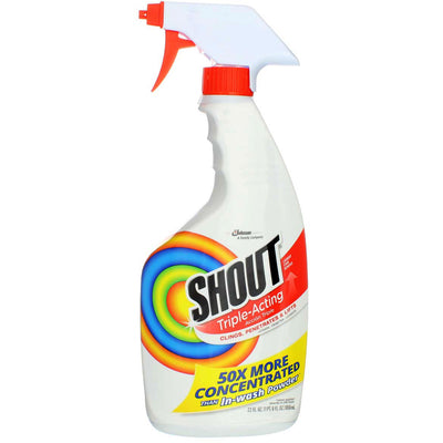 Shout Triple-Acting Laundry Stain Remover Spray, 22 fl oz