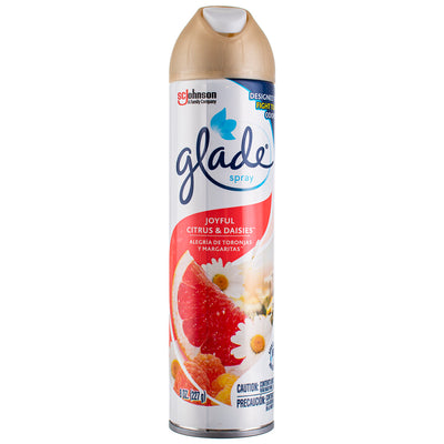 Glade Aerosol Spray, Glade Air Freshener,¬†Joyful Citrus & Daisies, 8 oz