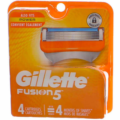 Gillette Fusion5 Razor Blade Cartridges, 4 Ct