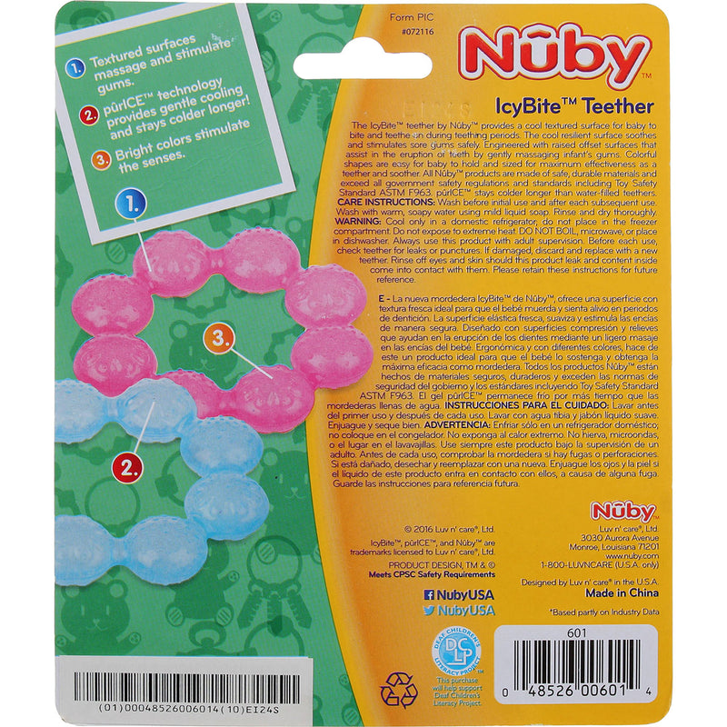 Nuby IcyBite Round Ring Teether
