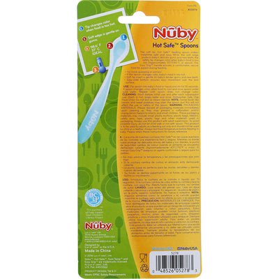 Nuby Hot Safe Feeding Spoons, 4 Count