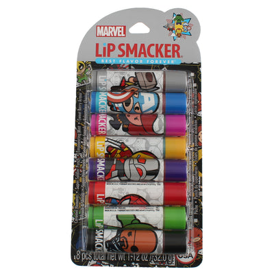 Lip Smacker Marvel Party Pack Lip Balm, Assorted Flavors, 8 Ct