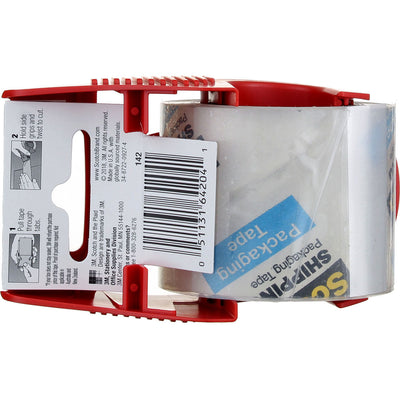 Scotch Shipping Packaging Tape, Clear, Heavy Duty, 1.88in X 22.2yd