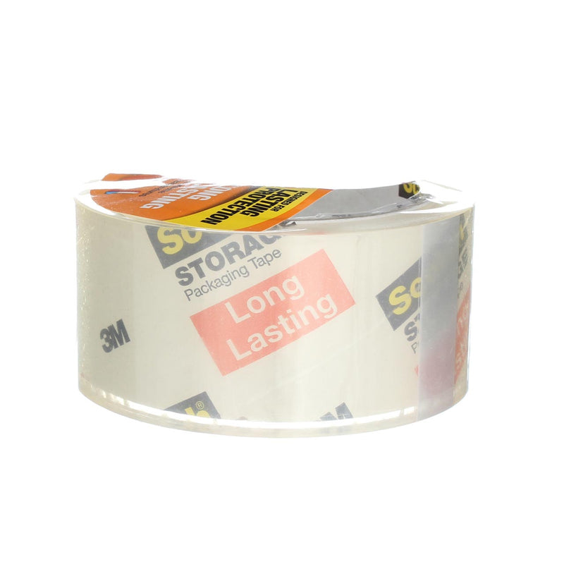 Scotch Storage Packaging Tape, Clear, Long Lasting, 1.88in X 54.6yd