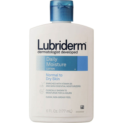 Lubriderm Daily Moisture Lotion Normal to Dry Skin, 6 Ounce