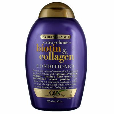 OGX Extra Volume + Biotin & Collagen Extra Strength Conditioner, 13 fl oz
