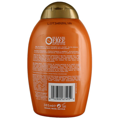 OGX Strength & Length + Golden Turmeric Shampoo, 13 fl oz