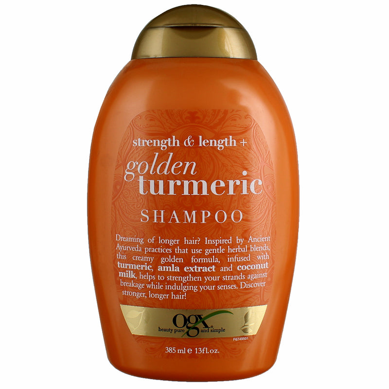 OGX Strength & Length + Golden Turmeric Shampoo, 13 fl oz