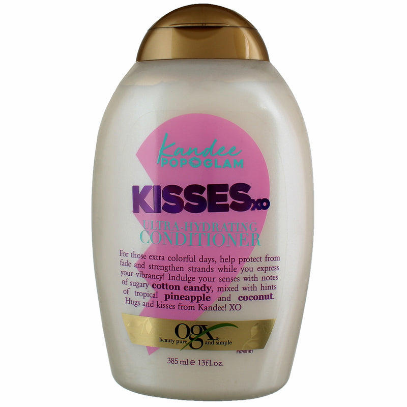 OGX Ultra-Hydrating Kandee Pop Glam Kisses xo Conditioner, 13 fl oz