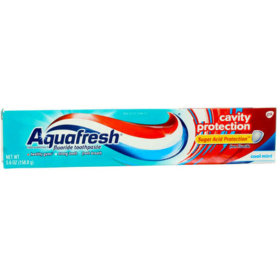 Aquafresh Cavity Protection Fluoride Toothpaste, Cool Mint, 5.6 oz