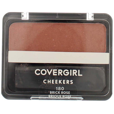 CoverGirl Cheekers Face Blush, Brick Rose 180, 0.12 oz