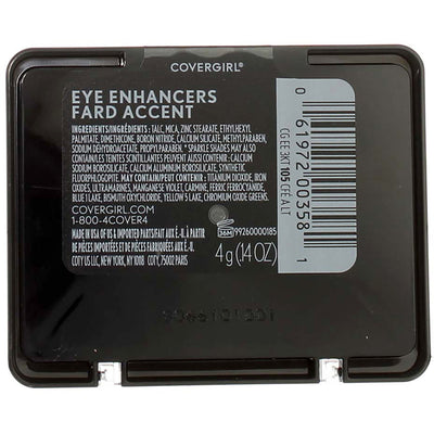 CoverGirl Eye Enhancers 3-Kit Eyeshadow, Cafe Au Lait 105, 0.14 oz