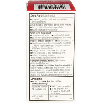 GoodSense Acetaminophen PM Pain Reliever Caplets, 50 Ct