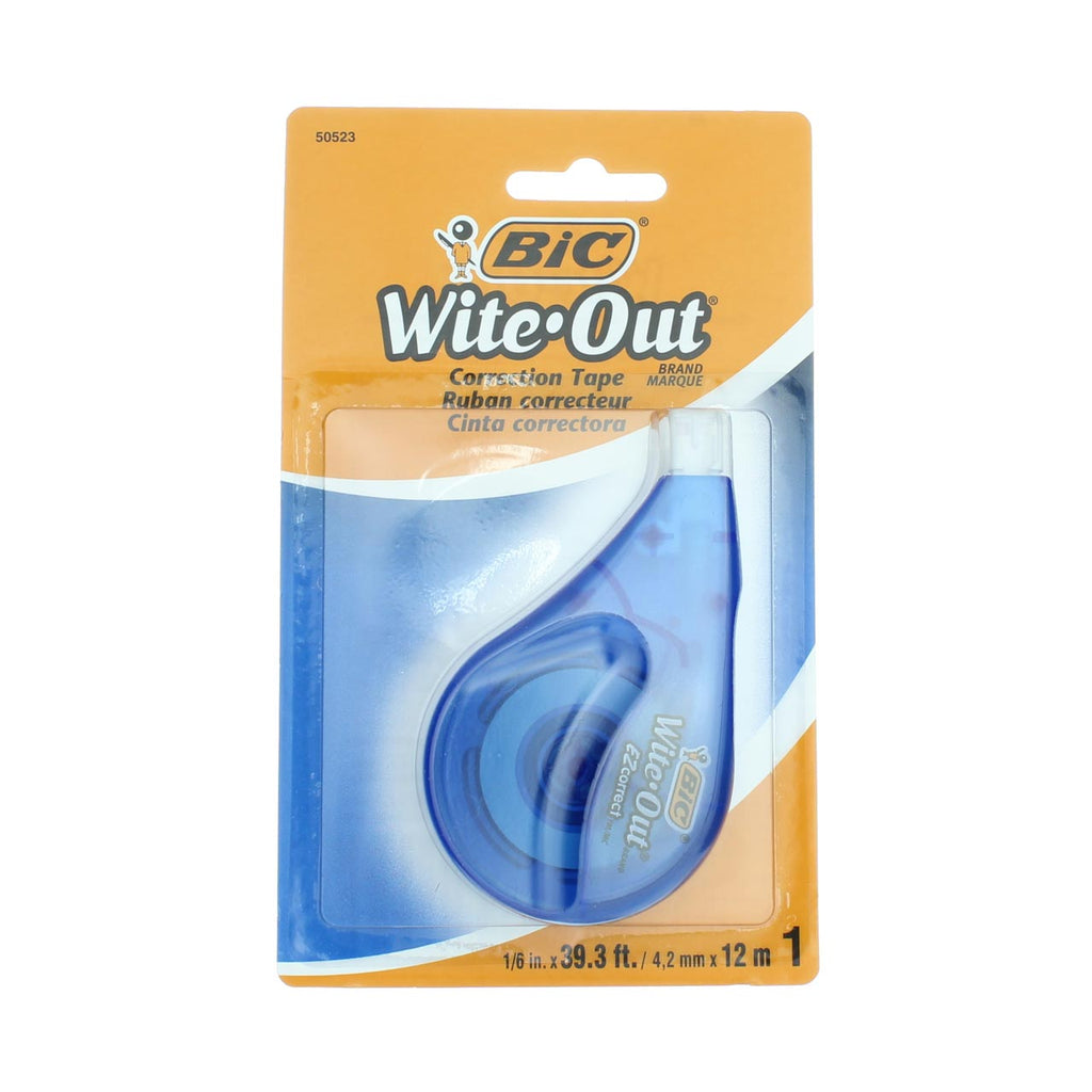 BiC Wite Out EZ Correct Correction Tape, White 50523, 4.2mm x 12m – Vitabox