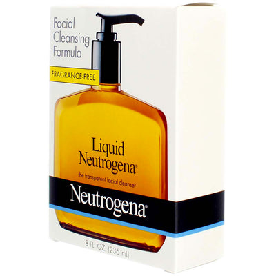 Neutrogena Liquid Neutrogena The Transparent Facial Cleanser, Fragrance Free, 8 fl oz