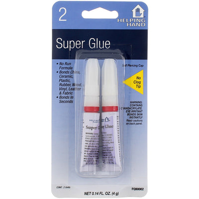 Helping Hand Super Glue, 0.07 fl oz, 2 Ct