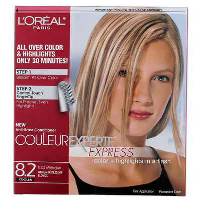 L'Oreal Paris Couleur Experte Express Hair Color + Highlighter, Medium Iridescent Blonde 8.2