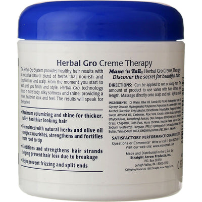 Mane 'n Tail Straight Arrow Herbal Gro Leave-In Creme Therapy, 5.5 oz