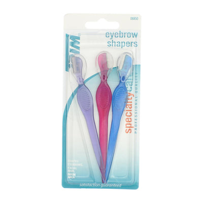 Trim Specialty Care Eyebrow Shapers, 3 Ct