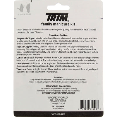 Trim Family Manicure Kit, 5 Ct