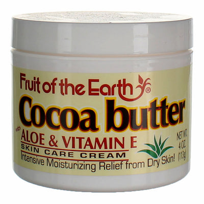Fruit Of The Earth Cocoa Butter Moisturizing Dry Skin Cream, 4 oz